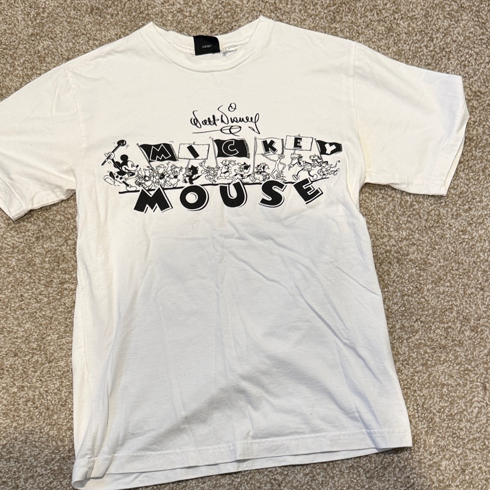 Disney White T-Shirt with Logo